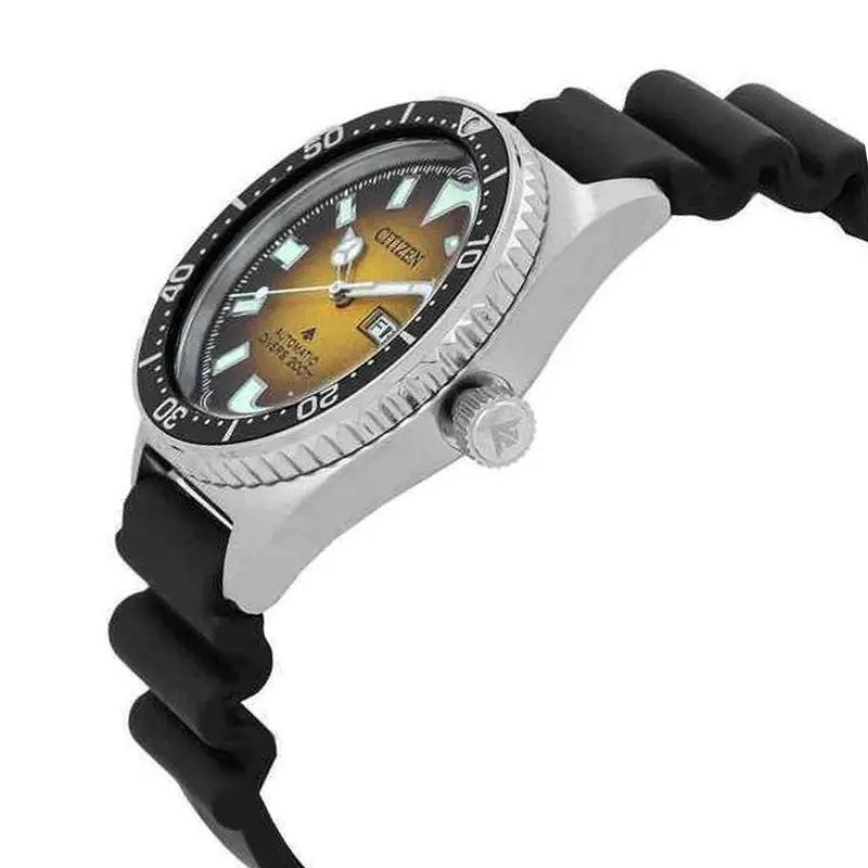 Citizen Promaster Diver's Yellow Dial Men's Watch- NY0120-01X